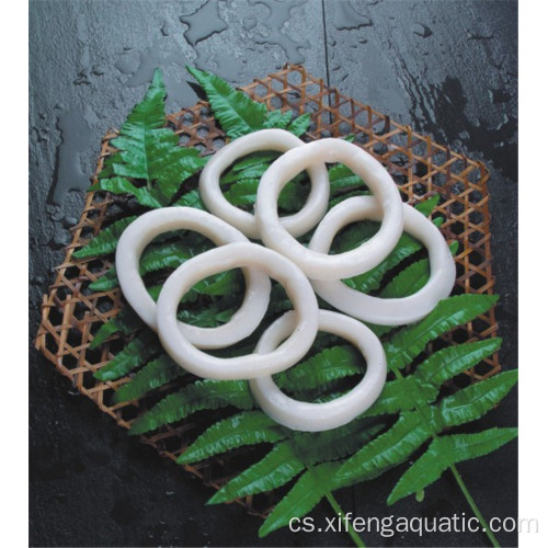 Zmrazené syrové Todarodes Squid Rings Seafood